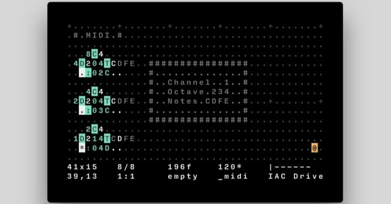 Orca Language Code Example Orcaというかわいいライブ・コーディング環境用のプログラミング言語を見つけたので、近々購入したい|Minimal Order