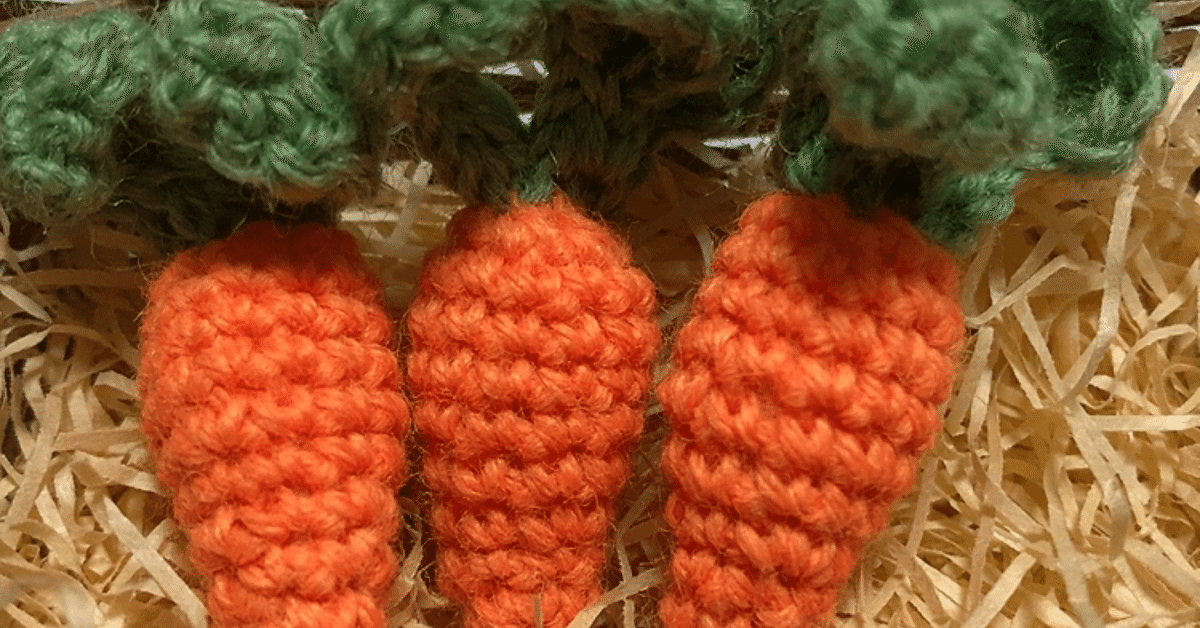 ニンジンのあみぐるみの編み方｜myccrochet