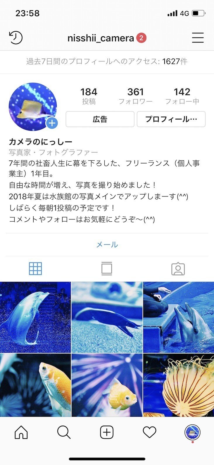 目指せフォロワー数500 Sns進捗報告61日目 18 08 30 カメラのにっしー Note
