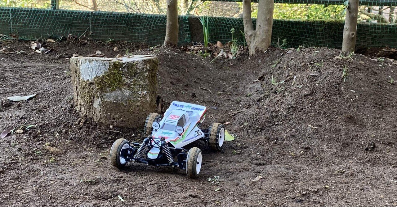 タミヤ グラスホッパーミニ用 ジャンプ台 改造1 走行 テスト結果