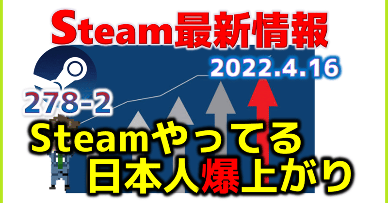 週間Steam通信278(2022年4月9日～4月15日)
