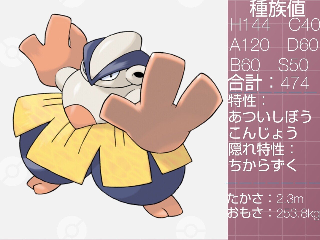 かくとう単タイプのポケモン達 リユルン Note