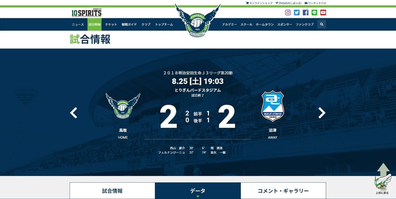 ガイナーレ鳥取 公式サイトリニューアルの裏側 高島祐亮 かーねる Note ガイナーレ鳥取 公式サイトリニューアルの裏側 高島祐亮 かーねる Note