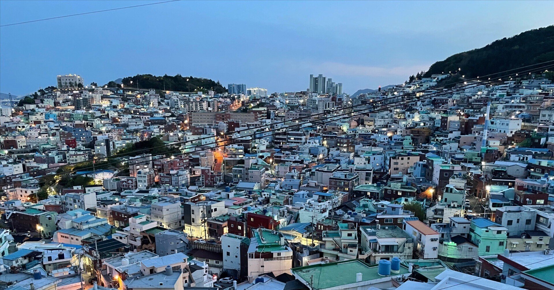 韓国ドラマ サムマイウェイ 撮影ロケ地 釜山 虎川村 ホチョンマウル 夜景 夜鍋 Yonabe Note 韓国ドラマ サムマイウェイ 撮影ロケ地 釜山 虎川村 ホチョンマウル 夜景 夜鍋 Yonabe Note