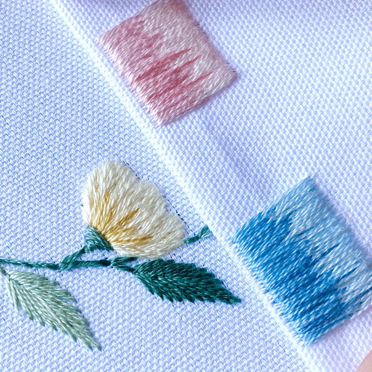 PDF図案「円かなる新葉」|はなこまち/刺繍作家 PDF図案「円かなる新葉」|はなこまち/刺繍作家