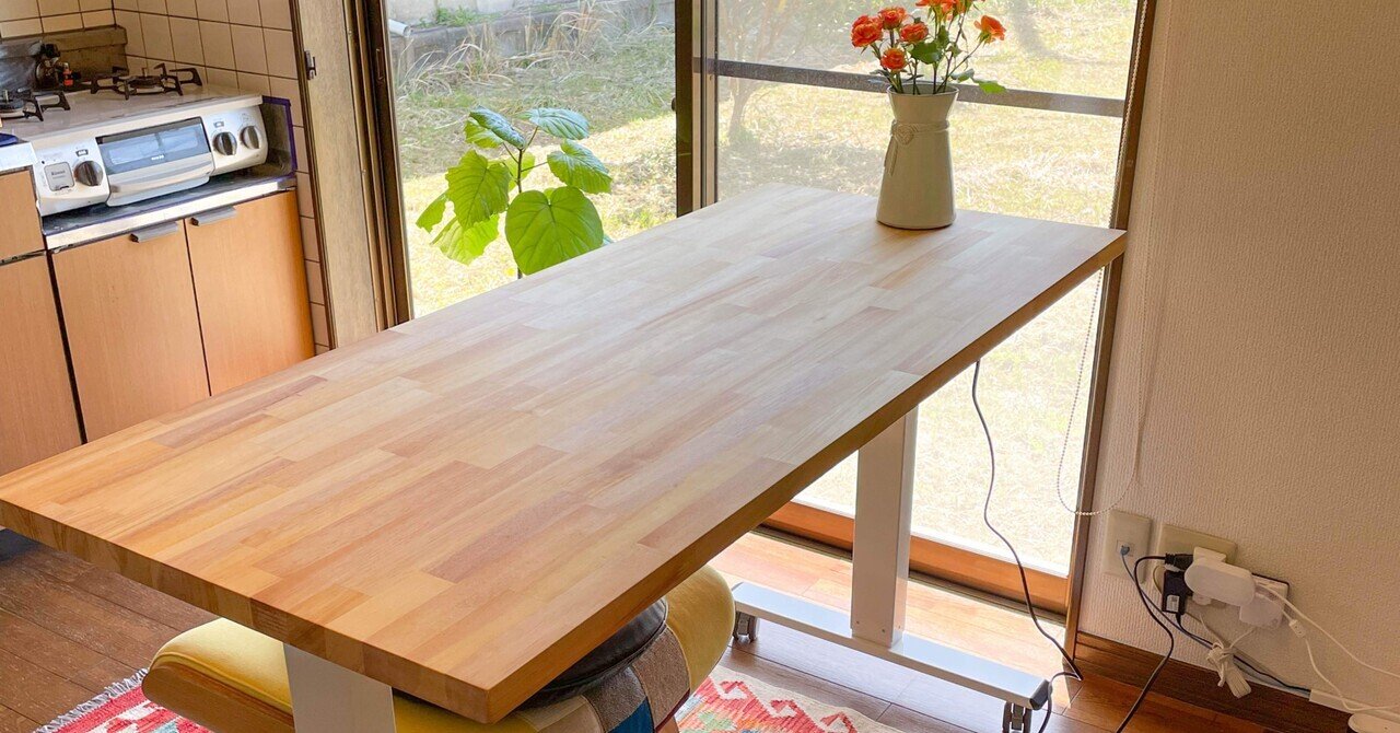 お話中 IKEAダイニングテーブルセット