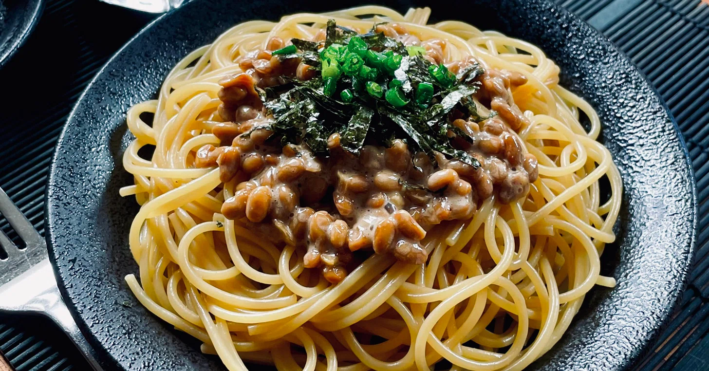 至高の納豆パスタ