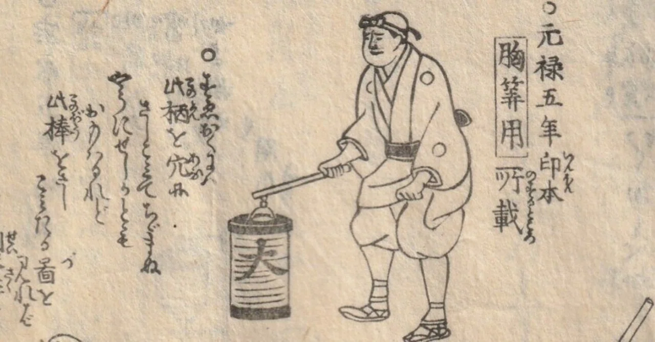提灯と行燈、どう違うの？江戸後期の古文書、山東京伝の『骨董集』中巻