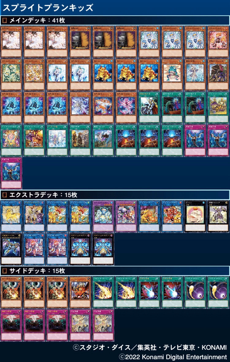 人気ショップ 強いぞ！スプライトプランキッズ！｜しのぶ 遊戯王OCG デュエルモンスターズ
