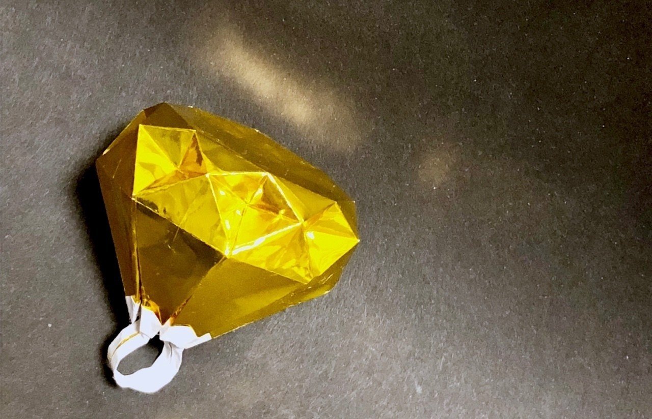 結婚記念日に折り紙のダイヤを作って投稿したら 考案者本人からリプライが まさにぃ Note