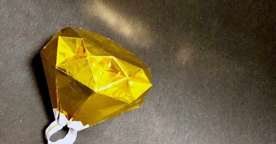 結婚記念日に折り紙のダイヤを作って投稿したら 考案者本人からリプライが まさにぃ Note