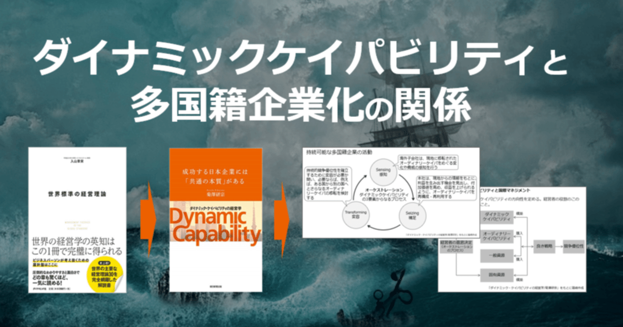 ダイナミックケイパビリティ と多国籍企業化の関係｜しの