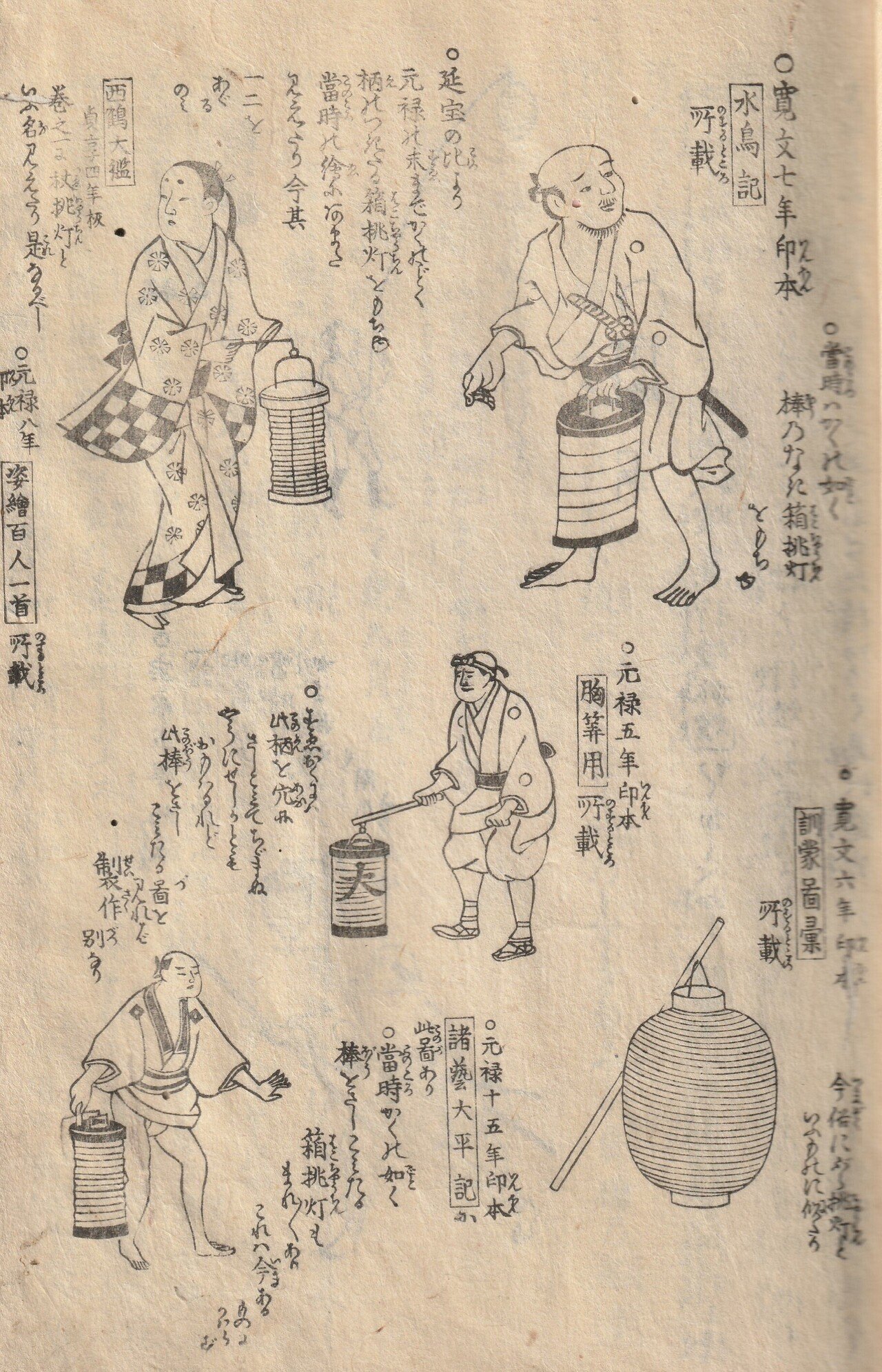 江戸時代　古文書　大量　骨董 昔の竹馬はこれです！江戸後期の古文書、山東京伝の『骨董集