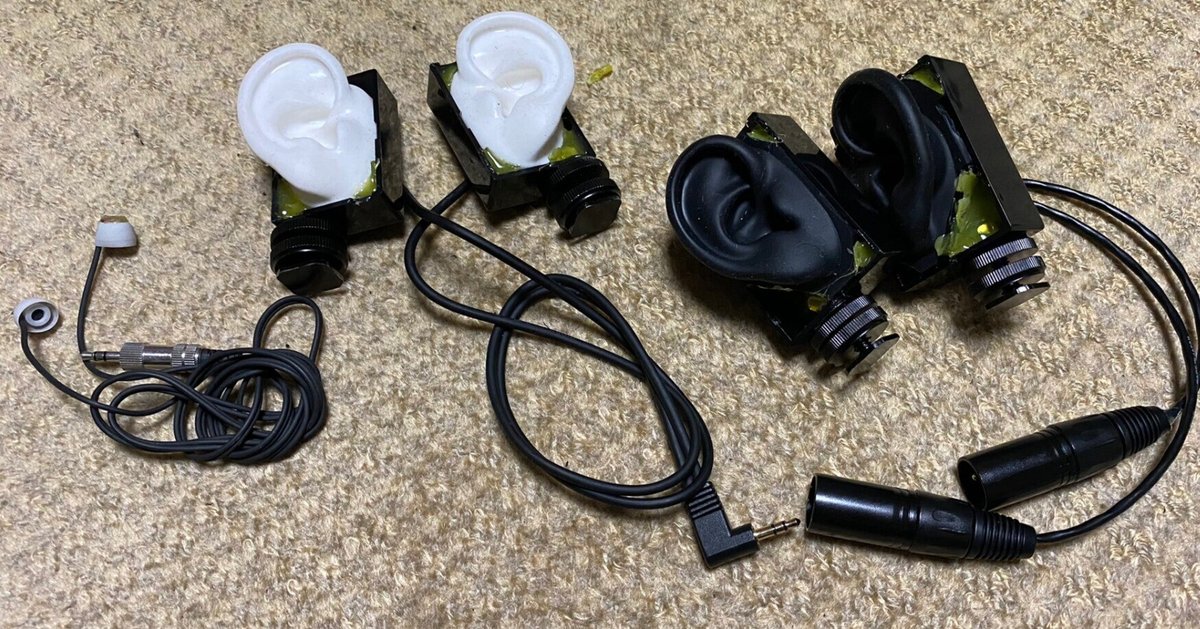 ファンタム電源で駆動するダミー耳付バイノーラルマイクを作ろう