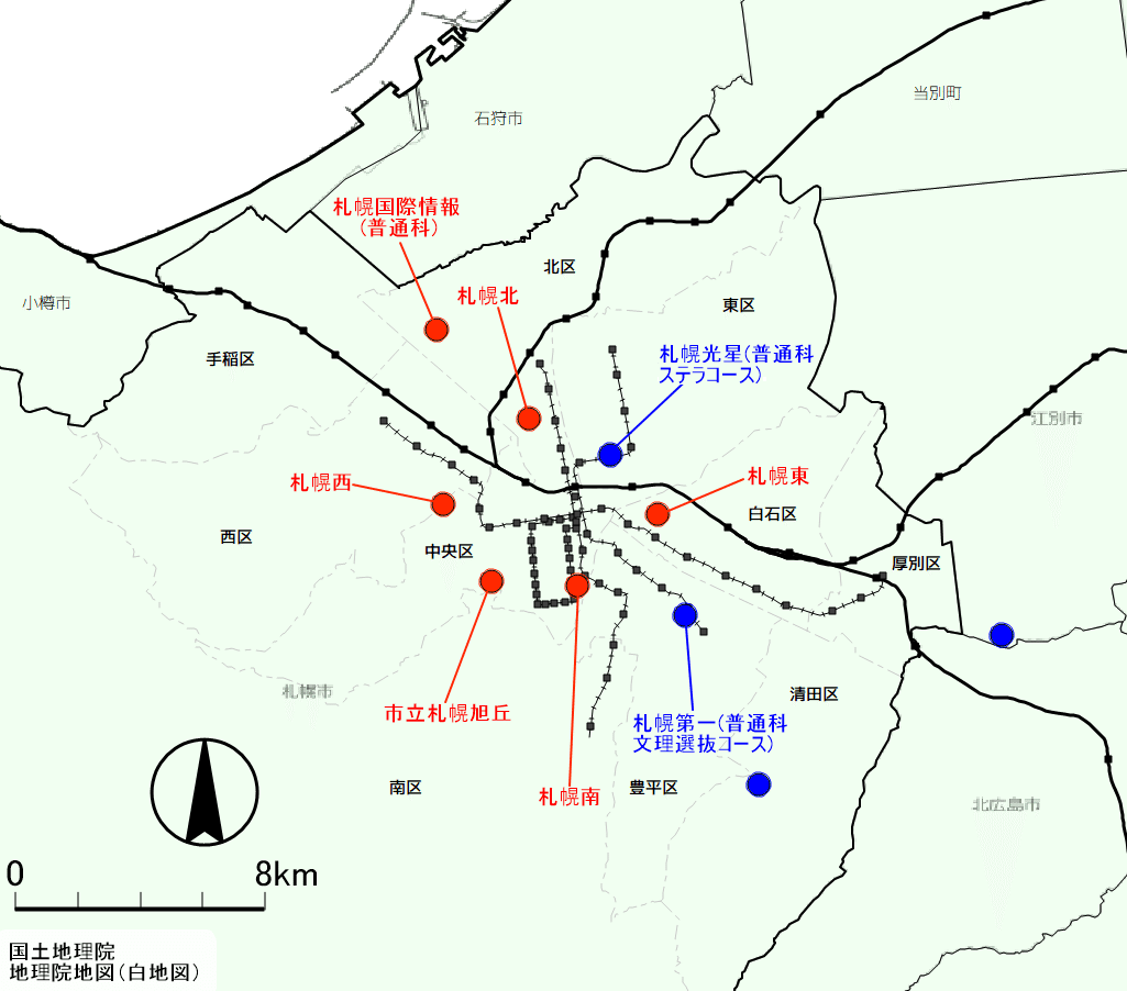 北海道の進学校mapその2 道南 道央 朝森久弥 朝森教育データバンク Note 北海道の進学校mapその2 道南 道央 朝森久弥 朝森教育データバンク Note