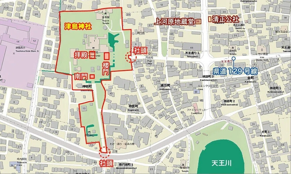 2MAP津島神社社頭