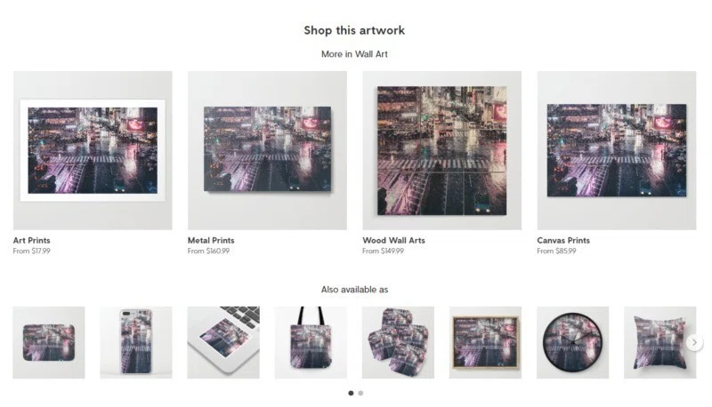 Society6に家具系が追加 写真やイラストでグッズ作成 海外販売可能なアプリ サービス Society6最新ニュース速報 Koukichi T Sns速報 ストックフォトグラファー Note