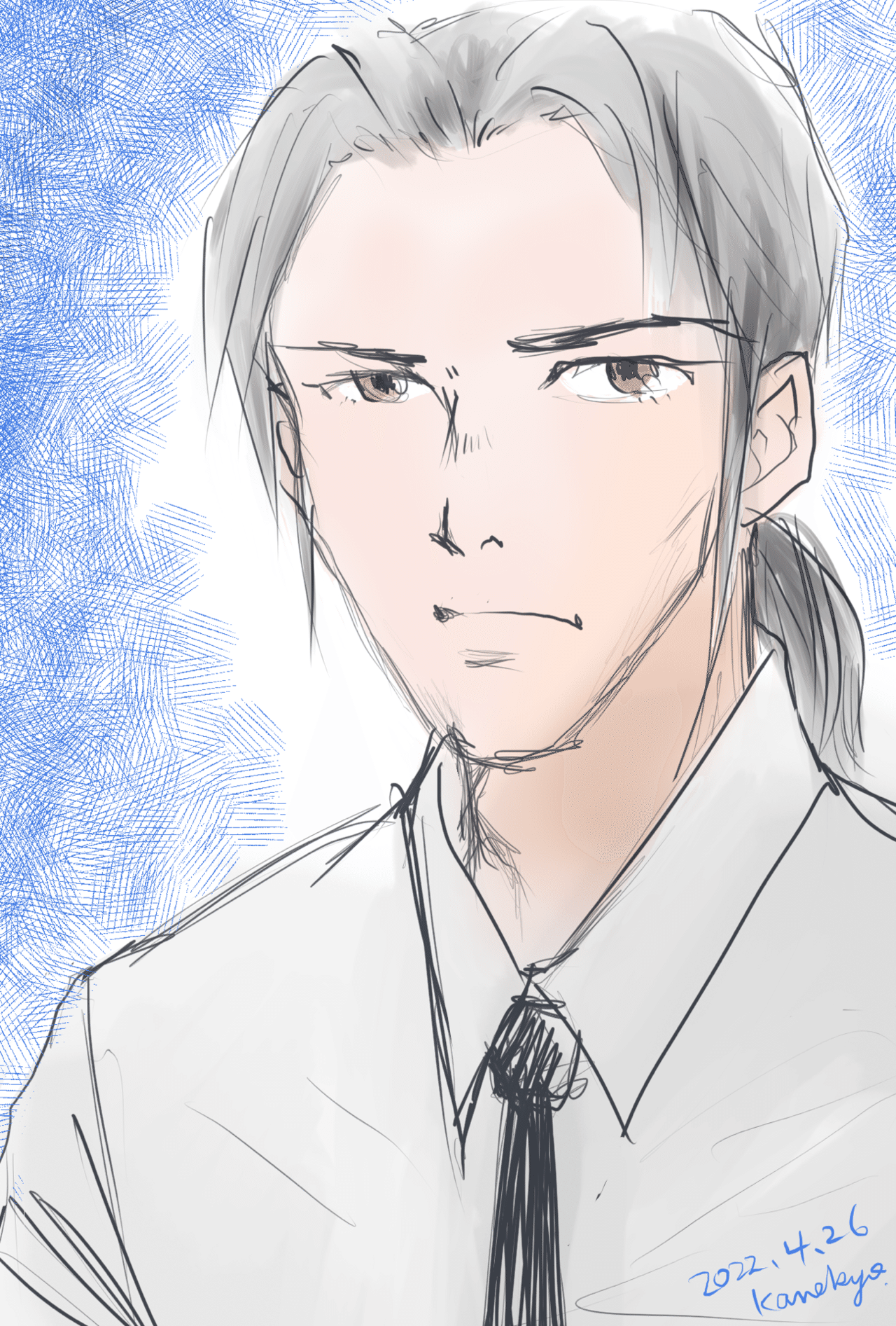 イラスト ワイシャツお兄さん かねきょ 漫画 イラスト Note