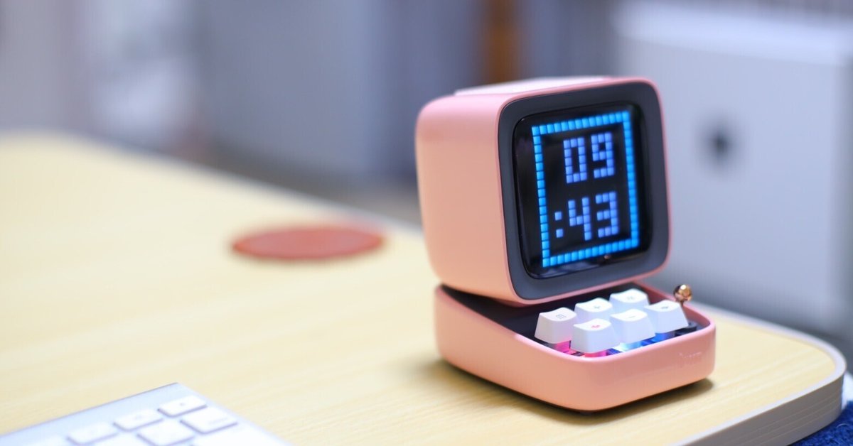 Divoom Ditoo-plus ポータブルBluetoothスピーカー3.55インチLED