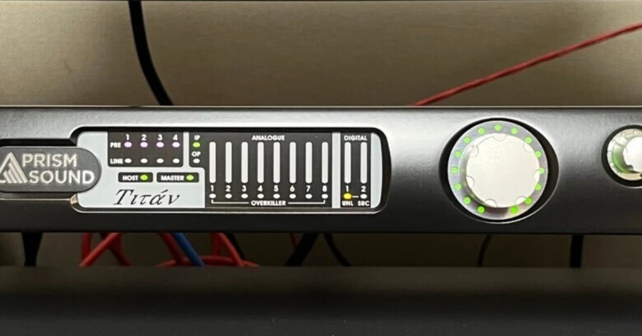 Prism Sound Titanご到着｜Ralatalk