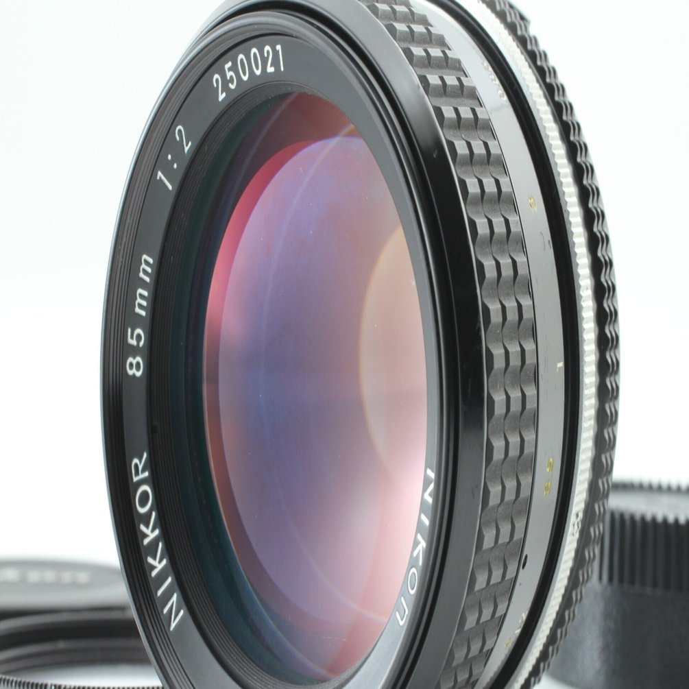 美品 試写写真有り Nikon Ai NIKKOR 85mm F/2 レンズ Nikon Ai Nikkor 85mm F/2の分解｜フィルムカメラ修理のアクアカメラ