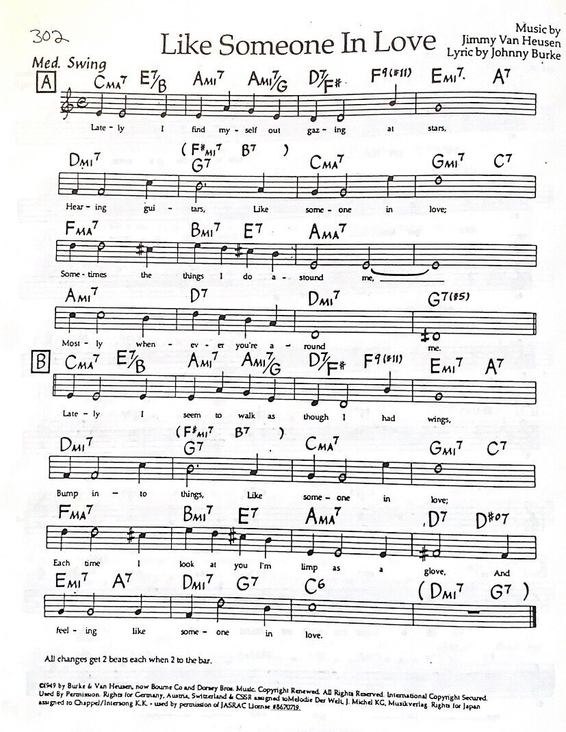 課題曲: Like Someone In Love｜霧生ナブ子／ Nabuko Kiryu