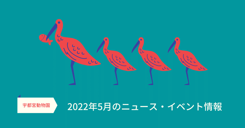 【info】2022年5月の宇都宮動物園
