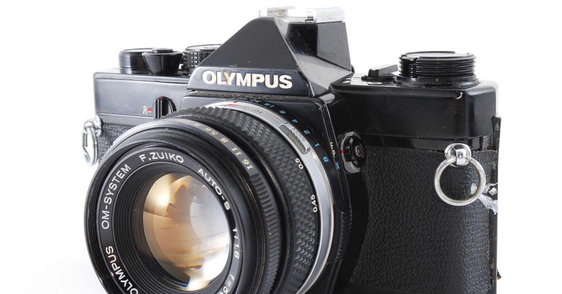 完動品、整備済◉Olympus OM-1 単焦点レンズ付き フィルムカメラ - フィルムカメラ