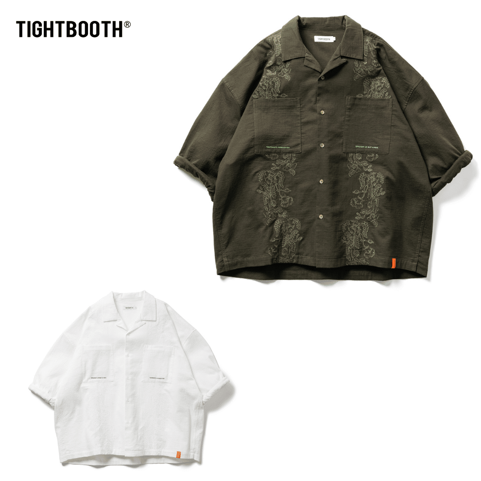 TIGHTBOOTH POPPY ROLL UP SHIRT タイトブース | www.jarussi.com.br