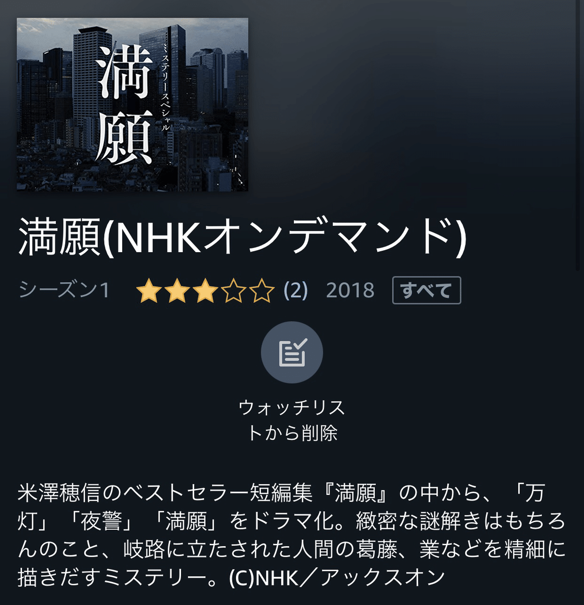 読書人間📚『満願』米澤穂信/短編集.直木賞作家｜murata