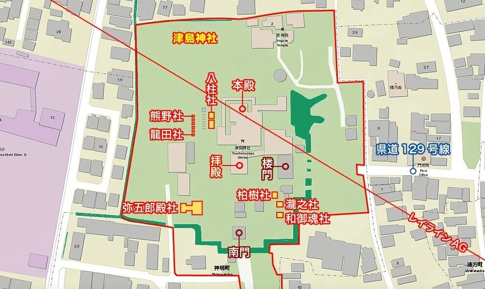 2MAP津島神社西南境内社