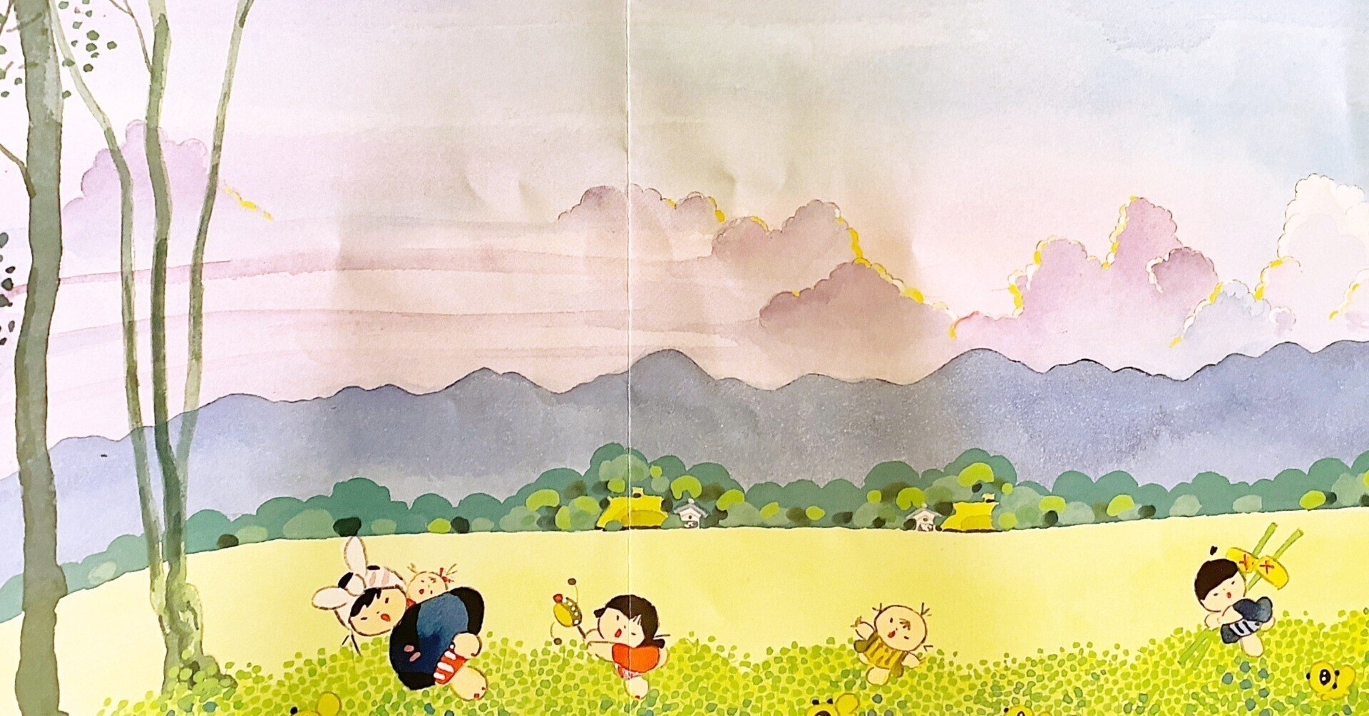 初版 サイン＆イラスト入り】池原昭治画集 カッコウの鳴く朝 わらべの