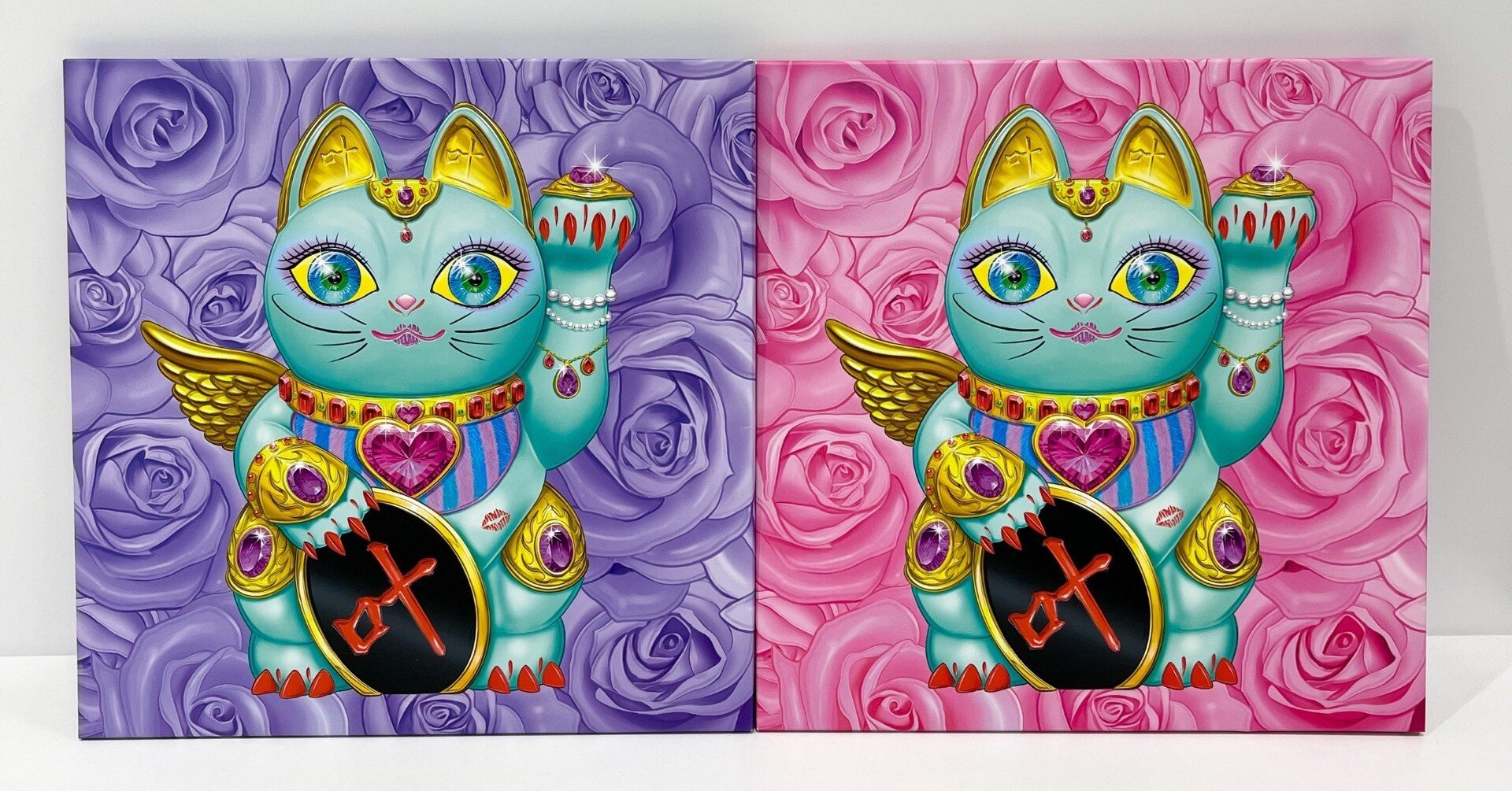 叶姉妹のお二人とアートコラボさせていただきました💎｜笹田靖人