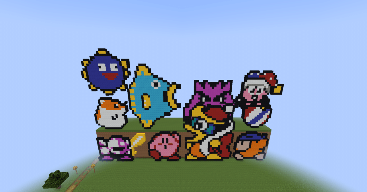 ワドルディドット絵】pixel art, pixelart, icon / [ドット絵]バンダナ