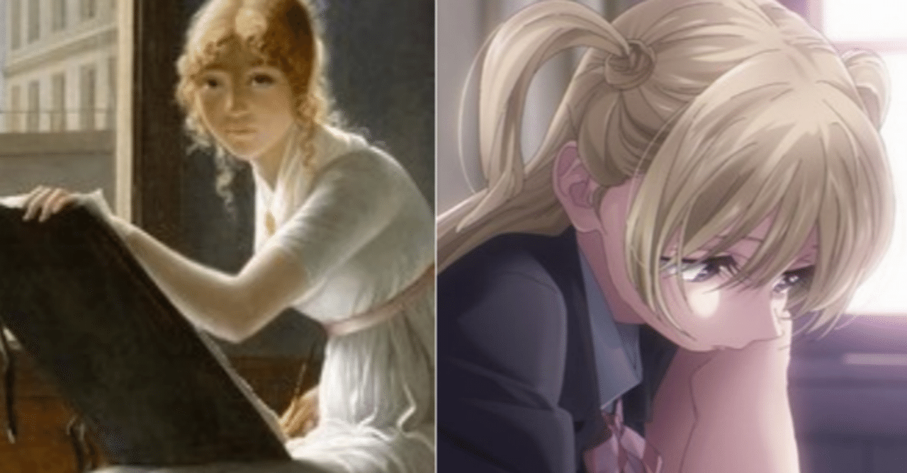 明日ちゃんのセーラー服 から考える印象派美術 超作画 と 不在の萌え の西洋美術的読解 ペシミ Note