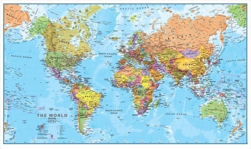 最新 世界情勢地図 逆さ地図で読み解く世界情勢の本質 白滝みえ Note