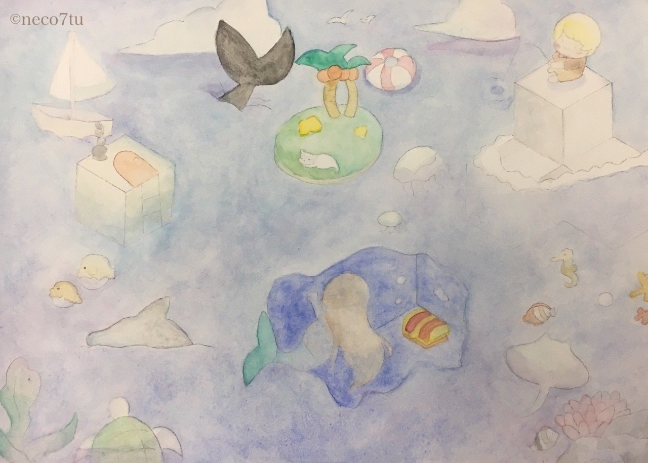 海の宝物 Neco7tu ねこなつ Note