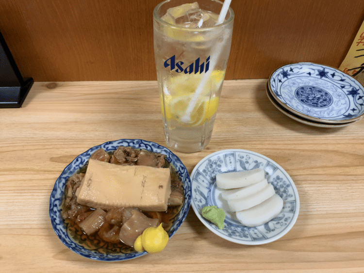 ✳️生レモン酎ハイ🍺🍋✳️肉豆腐🐽✳️いたわさ🐟