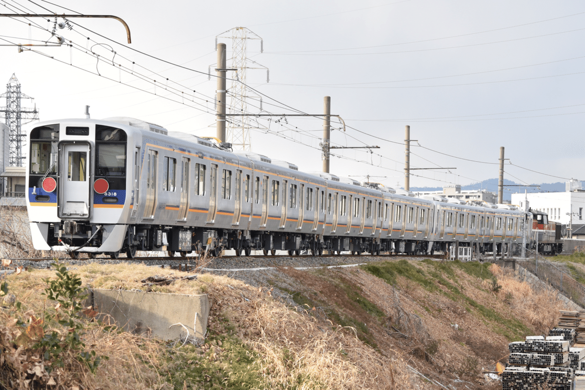 南海8300系8318F+8716F 甲種輸送｜はんわ