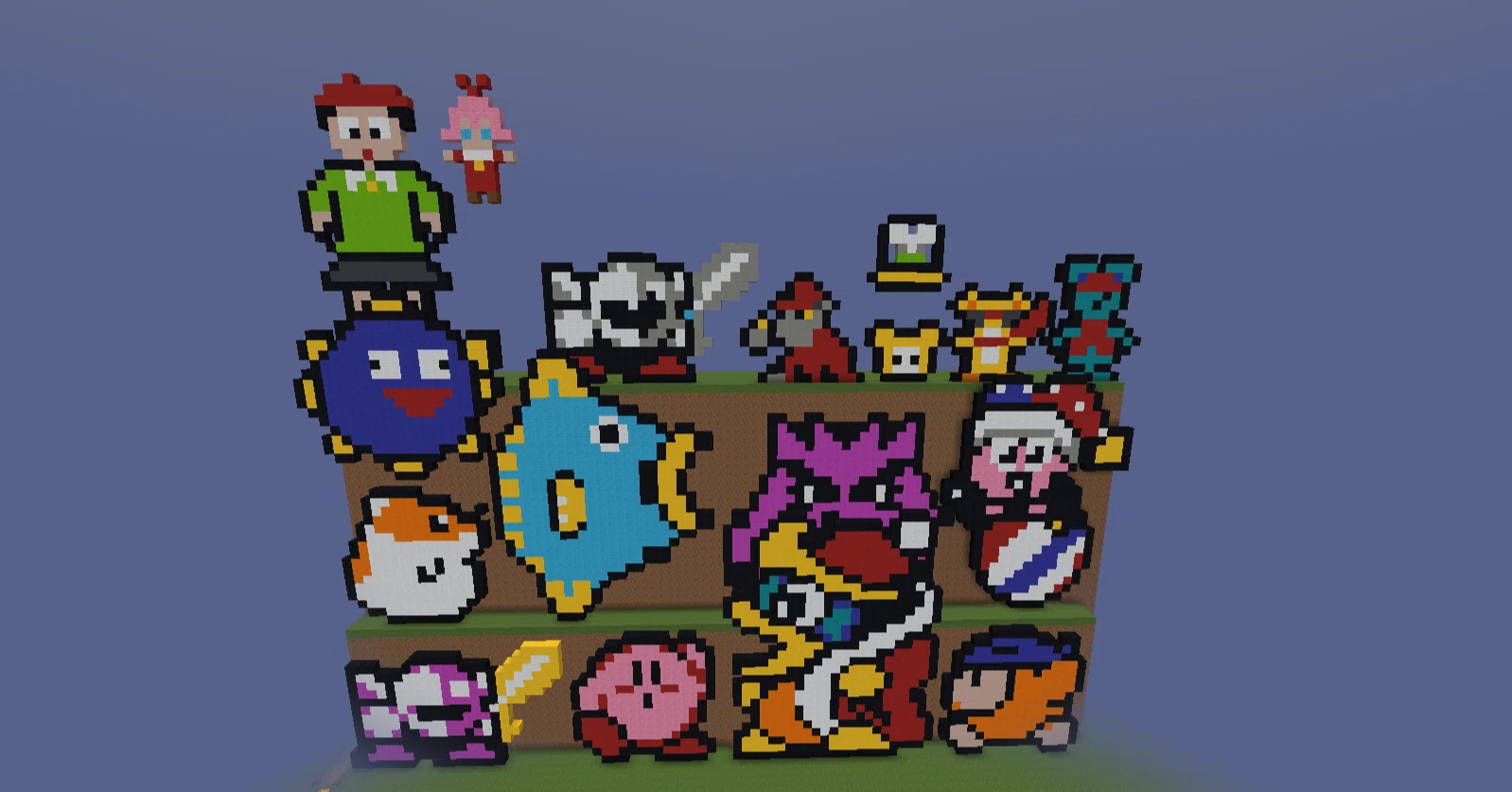 Minecraftでカービィのドット絵を作る ちょこみんと Note Minecraftでカービィのドット絵を作る ちょこみんと Note