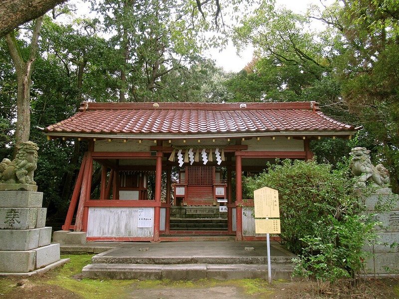 5津島神社摂社居森社拝殿