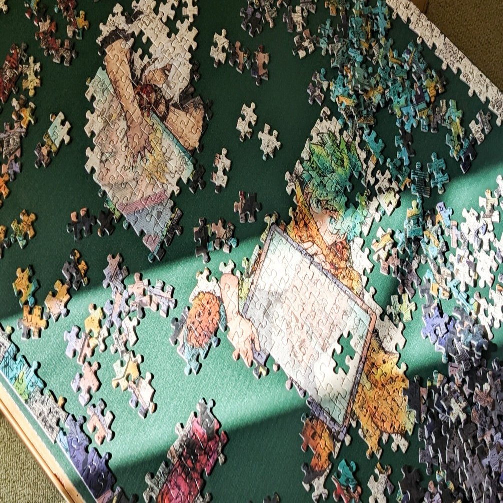 モザイクアートパズル1000ピースの記録｜手間に思えても仕分けが大事な