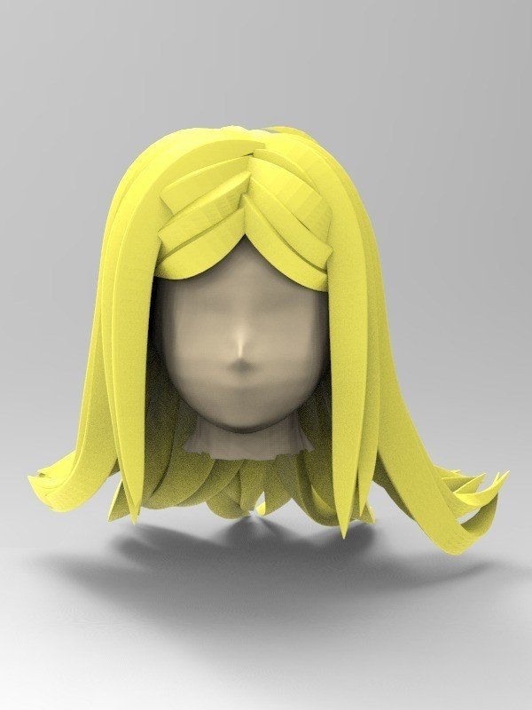 Zb 別のカーブブラシで毛束テスト Zbrush練習 21 大和 司 Note