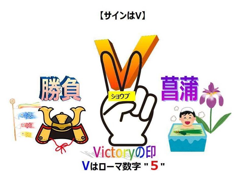 サインはV