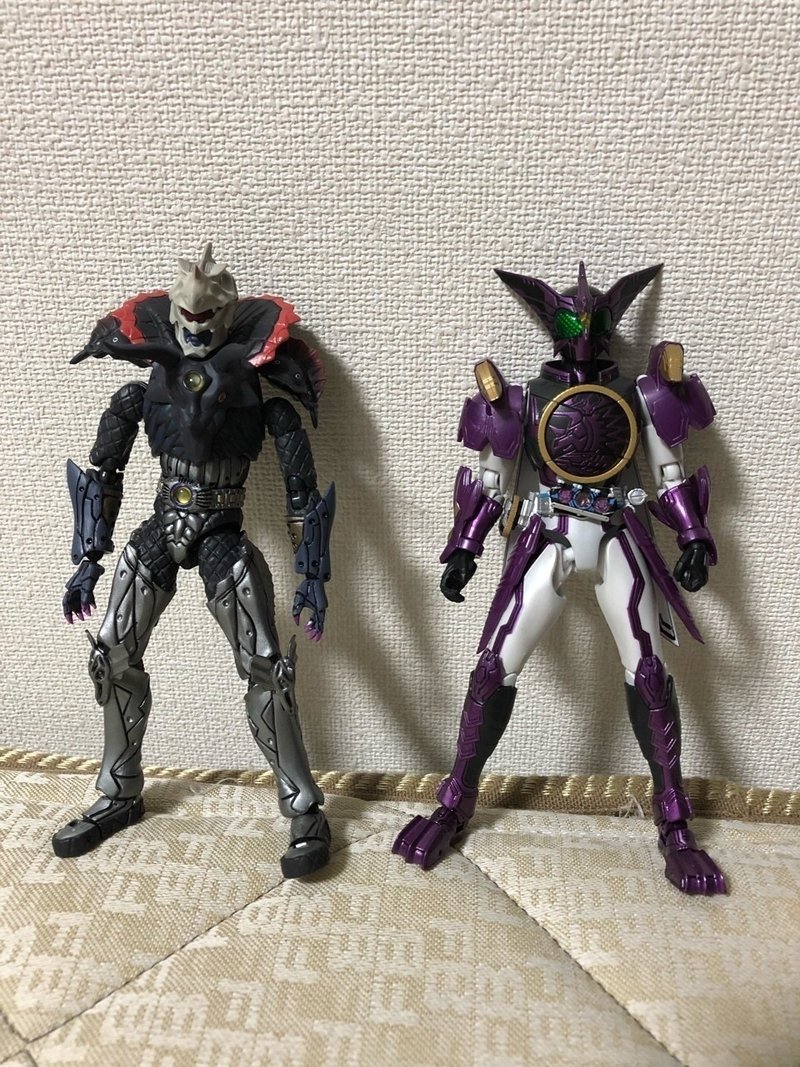 ネタバレ注意 主人公の怪人化 S H フィギュアーツ 仮面ライダーオーズ 映司グリード ライス定食 Note