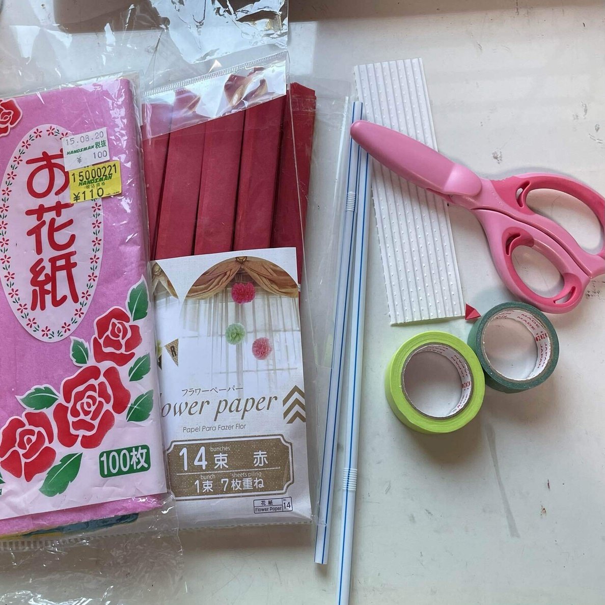 お花紙deカーネーションの作り方 色いろ遊びすと じぶんと繋がる５色じかん Note