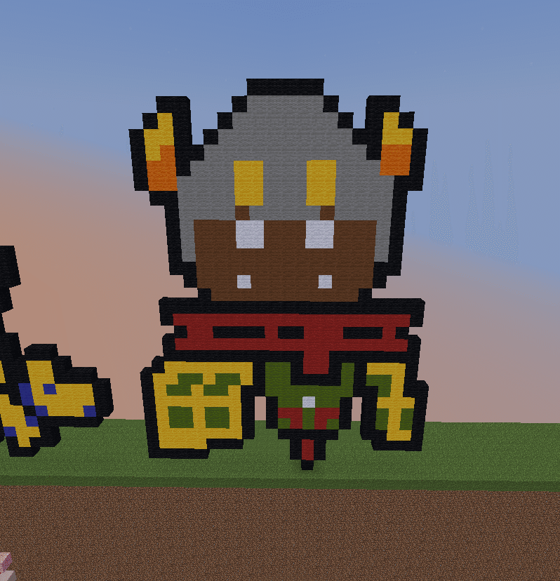 今日はマイクラでマホロアとタランザのドット絵を作りました いえい ちょこみんと Note