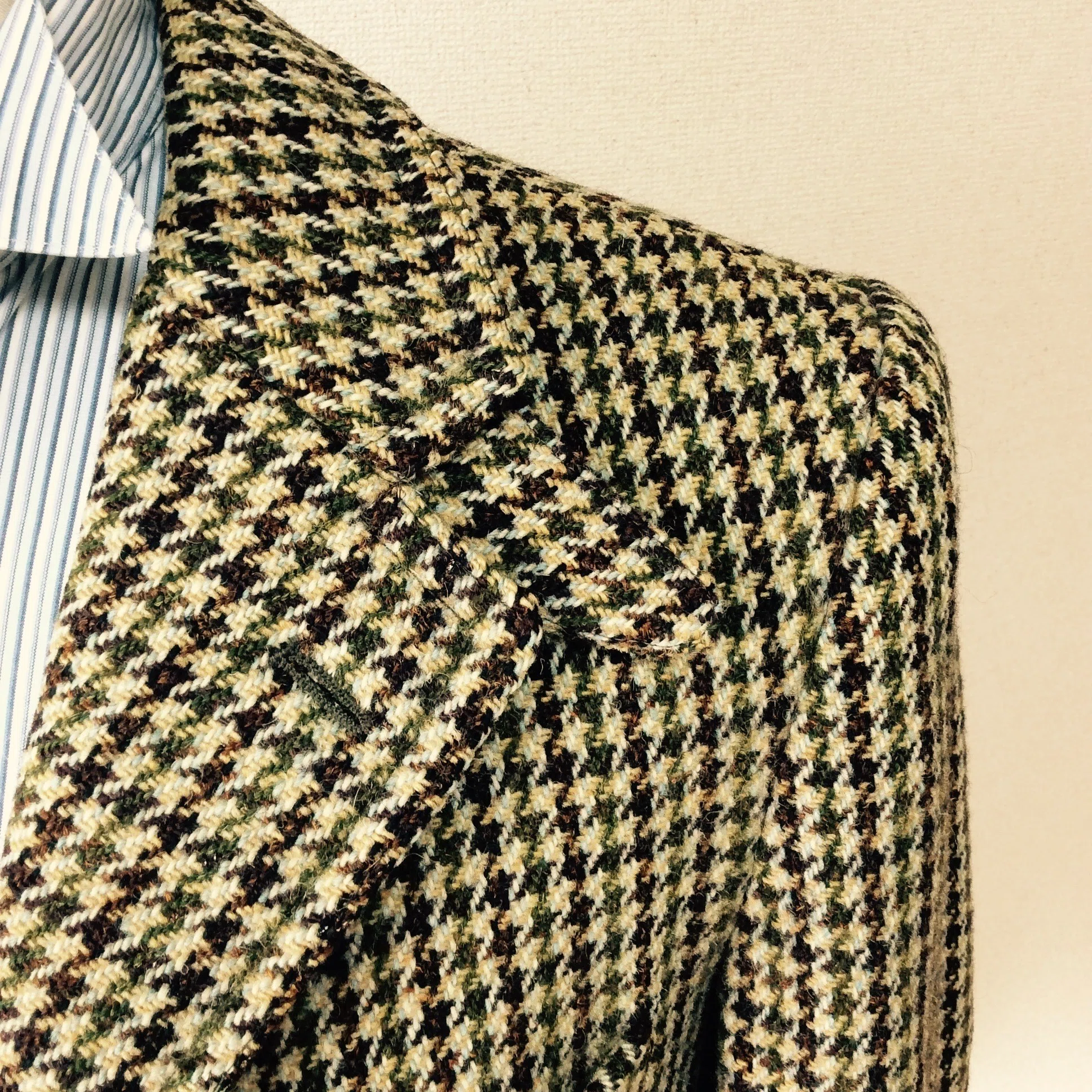 ハリスツイード　ヴィンテージ　harris tweed 70s 英国製 ヴィンテージ Harris Tweed ビッグサイズ ハリスツイード