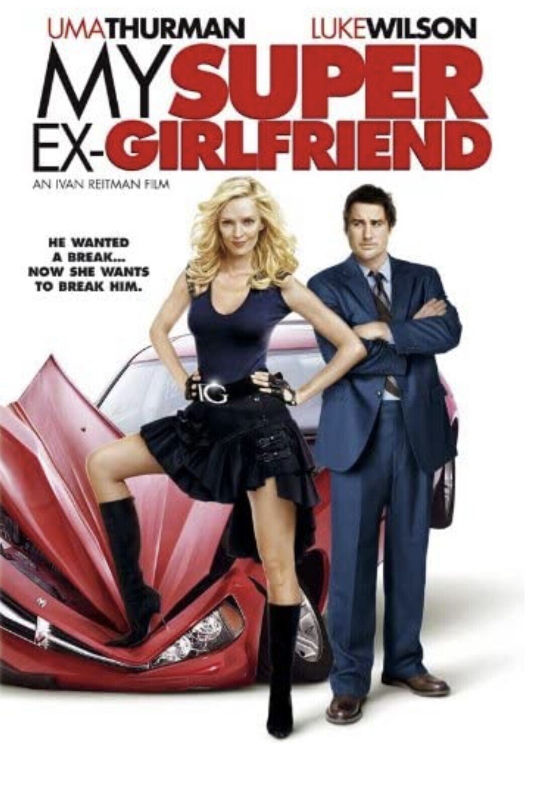 My Super Ex Girlfriend 06年 米国 Sf系お色気コメディ 超能力を身に付けたｇガールの主人公が 最初のうちはｎｙで活躍します 途中から大暴走 頭を空っぽにしての鑑賞 ｍｏｈ Note