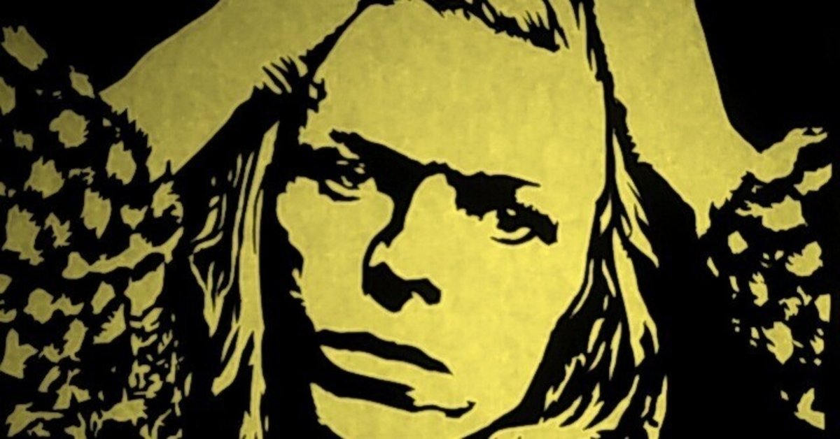 petsrock ペッツロック　デビッドボウイ絵画　原画 Amazon｜David Bowie Rock Musicians Poster デヴィッド ボウイ